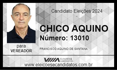 Candidato CHICO AQUINO 2024 - ALENQUER - Eleições