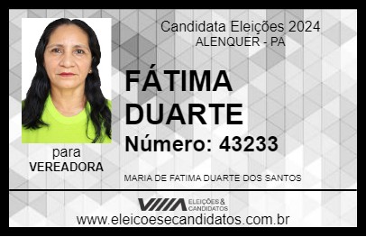 Candidato FÁTIMA DUARTE 2024 - ALENQUER - Eleições