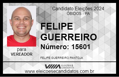 Candidato FELIPE GUERREIRO 2024 - ÓBIDOS - Eleições