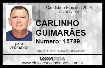 Candidato CARLINHO GUIMARÃES 2024 - ÓBIDOS - Eleições