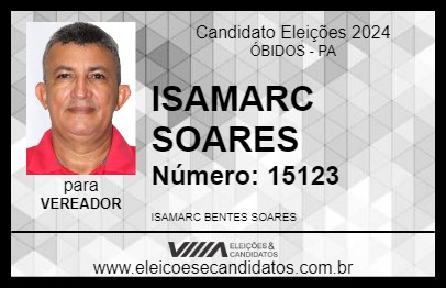 Candidato ISAMARC SOARES 2024 - ÓBIDOS - Eleições