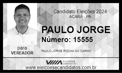 Candidato PAULO JORGE 2024 - ACARÁ - Eleições