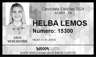 Candidato HELBA LEMOS 2024 - ACARÁ - Eleições