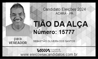 Candidato TIÃO DA ALÇA 2024 - ACARÁ - Eleições