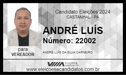 Candidato ANDRÉ LUÍS 2024 - CASTANHAL - Eleições