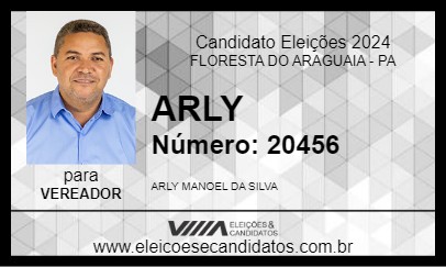 Candidato ARLY 2024 - FLORESTA DO ARAGUAIA - Eleições