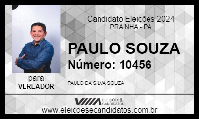 Candidato PAULO SOUZA 2024 - PRAINHA - Eleições