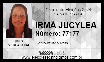 Candidato IRMÃ JUCYLEA 2024 - SALVATERRA - Eleições