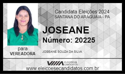 Candidato JOSEANE 2024 - SANTANA DO ARAGUAIA - Eleições