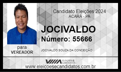 Candidato JOCIVALDO 2024 - ACARÁ - Eleições