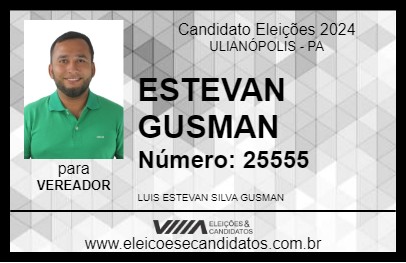 Candidato ESTEVAN GUSMAN 2024 - ULIANÓPOLIS - Eleições