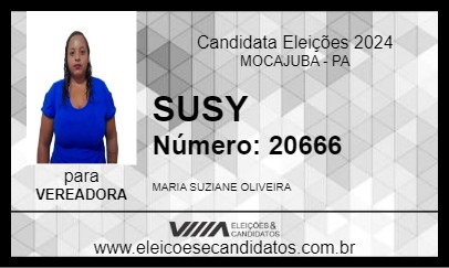 Candidato SUZY 2024 - MOCAJUBA - Eleições