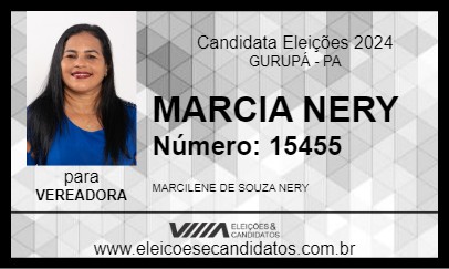 Candidato MARCIA NERY 2024 - GURUPÁ - Eleições