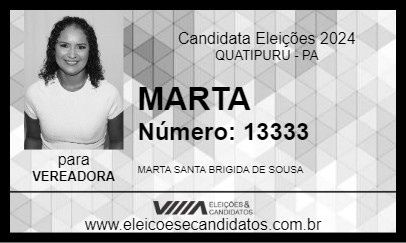 Candidato MARTA 2024 - QUATIPURU - Eleições