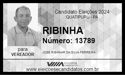 Candidato RIBINHA 2024 - QUATIPURU - Eleições