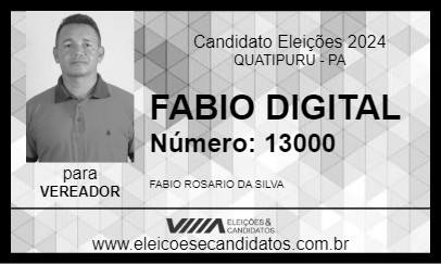 Candidato FABIO DIGITAL 2024 - QUATIPURU - Eleições