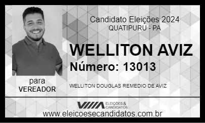 Candidato WELLITON AVIZ 2024 - QUATIPURU - Eleições