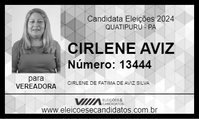 Candidato CIRLENE AVIZ 2024 - QUATIPURU - Eleições