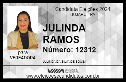 Candidato JULINDA RAMOS 2024 - BUJARU - Eleições