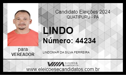 Candidato LINDO 2024 - QUATIPURU - Eleições