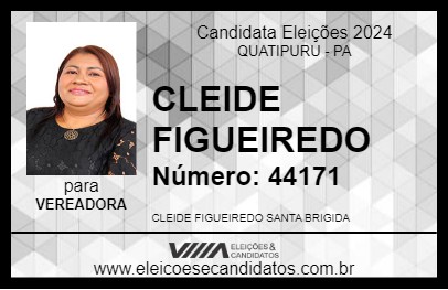 Candidato CLEIDE FIGUEIREDO 2024 - QUATIPURU - Eleições