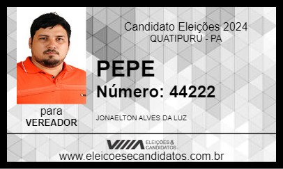 Candidato PEPE 2024 - QUATIPURU - Eleições