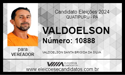 Candidato VALDOELSON 2024 - QUATIPURU - Eleições