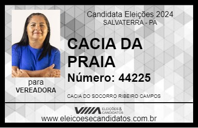 Candidato CACIA DA PRAIA 2024 - SALVATERRA - Eleições