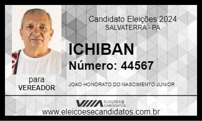 Candidato ICHIBAN 2024 - SALVATERRA - Eleições