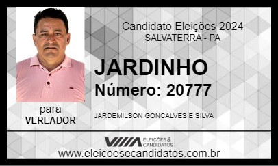 Candidato JARDINHO 2024 - SALVATERRA - Eleições