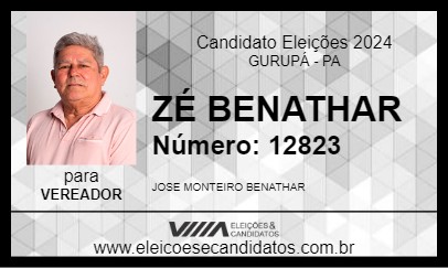 Candidato ZÉ BENATHAR 2024 - GURUPÁ - Eleições