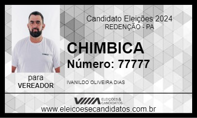 Candidato CHIMBICA 2024 - REDENÇÃO - Eleições