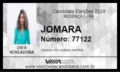 Candidato JOMARA 2024 - REDENÇÃO - Eleições