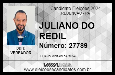 Candidato JULIANO DO REDIL 2024 - REDENÇÃO - Eleições