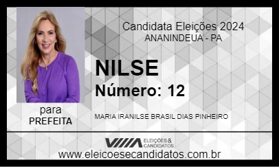 Candidato NILSE 2024 - ANANINDEUA - Eleições