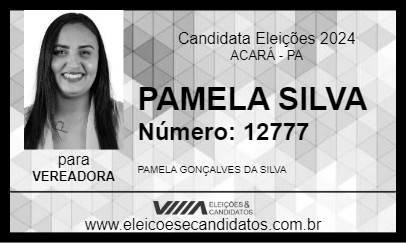 Candidato PAMELA SILVA 2024 - ACARÁ - Eleições