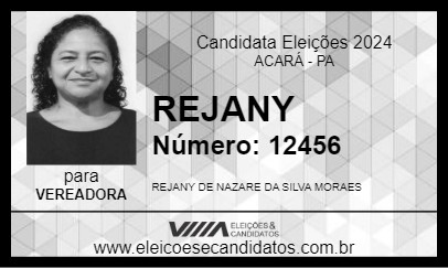 Candidato REJANY 2024 - ACARÁ - Eleições