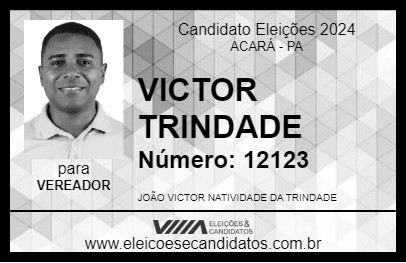 Candidato VICTOR TRINDADE 2024 - ACARÁ - Eleições