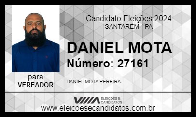 Candidato DANIEL MOTA 2024 - SANTARÉM - Eleições