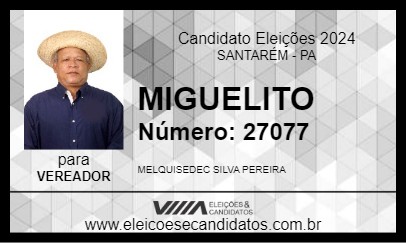 Candidato MIGUELITO 2024 - SANTARÉM - Eleições