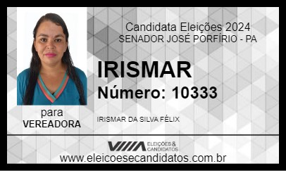 Candidato IRISMAR 2024 - SENADOR JOSÉ PORFÍRIO - Eleições