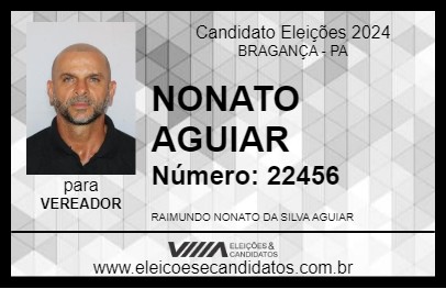 Candidato NONATO AGUIAR 2024 - BRAGANÇA - Eleições