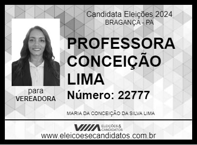 Candidato PROFESSORA CONCEIÇÃO LIMA 2024 - BRAGANÇA - Eleições