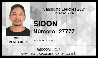 Candidato SIDON 2024 - PLACAS - Eleições