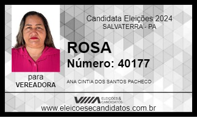 Candidato ROSA 2024 - SALVATERRA - Eleições