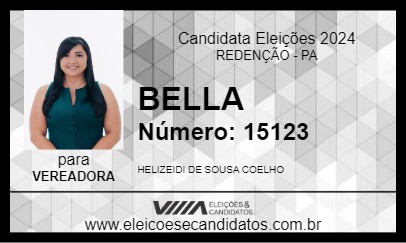 Candidato BELLA 2024 - REDENÇÃO - Eleições