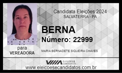 Candidato BERNA 2024 - SALVATERRA - Eleições