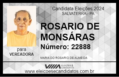 Candidato ROSARIO DE MONSÁRAS 2024 - SALVATERRA - Eleições