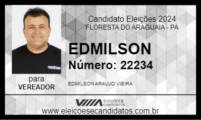 Candidato EDIM CANTOR 2024 - FLORESTA DO ARAGUAIA - Eleições