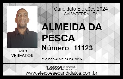 Candidato ALMEIDA DA PESCA 2024 - SALVATERRA - Eleições